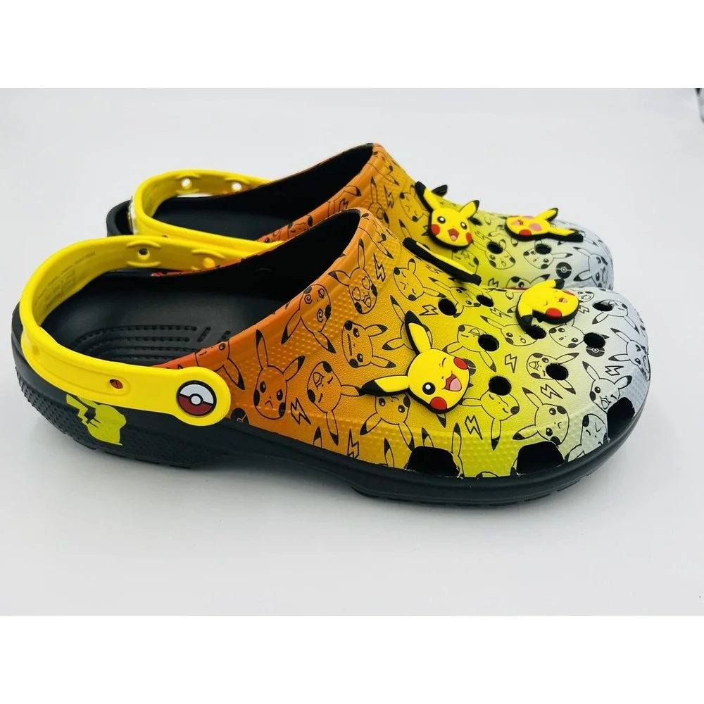 Crocs x Pokemon Pikachu Clog w/Jibbitz Men's Sz 8 / Women's Sz 10 (207761-0C4)